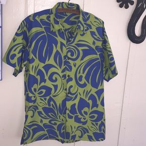 Iolani Men’s Vintage Aloha Hawaiian Shirt,L